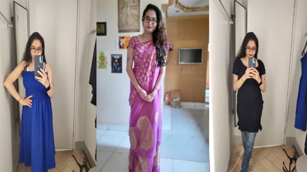 Taking Boobs Sexy Slim Desi Wife Cum