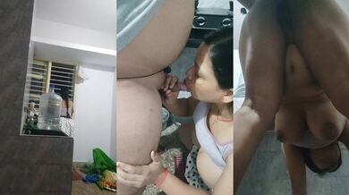 Mature indian husband wife homemade chudai kitchen